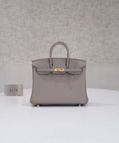 HERMES BIRKIN - 25 - GRIS ASPHALTE - TOGO -GHW