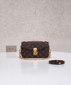 LV POCHETTE MÉTIS EAST WEST - BROWN - MONOGRAM CANVAS - GOLD