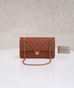CHANEL CLASSIC – 25 – CARAMEL – CAVIAR – GOLD