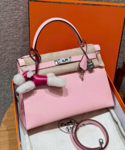 HERMES KELLY – 32 – ROSE SAKURA – EPSOM – PHW