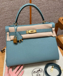 HERMES KELLY – 32 – CIEL – TOGO – GHW