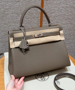 HERMES KELLY – 32 – ETOUPE – TOGO – PHW