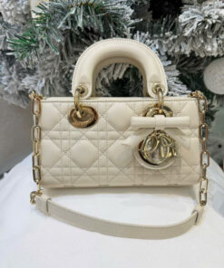DIOR LADY D-JOY – MINI – CRAIE – LAMBSKIN – GOLD