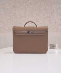 HERMES KELLY DÉPECHES - 36 - ETOUPE - EPSOM - PHW