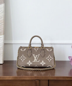 LV ONTHEGO EAST WEST – GRAY –  MONOGRAM EMPREINTE – GOLD