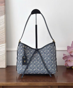LV CARRYALL – PM – BLUE – MONOGRAM EMBLEMÈ – GOLD
