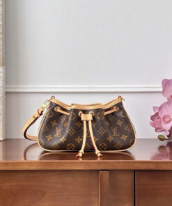 LV FRIVOLE - NANO - BROWN - MONOGRAM CANVAS - GOLD